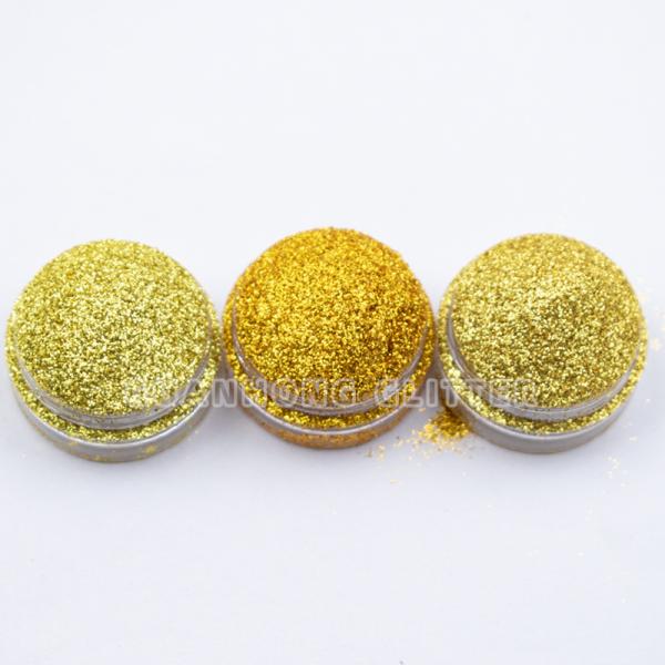 Personalized Golden Glitter Powder POPULAR Choice for DIY Nails Bridal and Cosplay Makeup Holiday Decoration