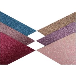 Eco - Friendly Glitter Stock Paper , 65cm Width Sparkle Craft Paper