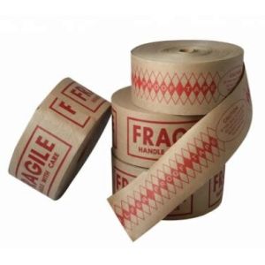 Reinforced Water Activated Custom Printed Kraft Paper Gummed Tape,Conventional