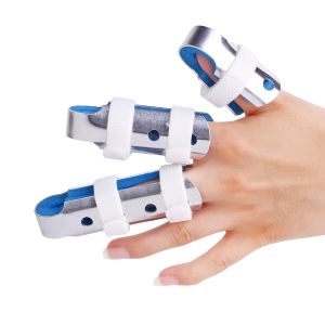 Logo Custom Malleable Aluminum Splint Baseball Finger Splint Deep Blue Color
