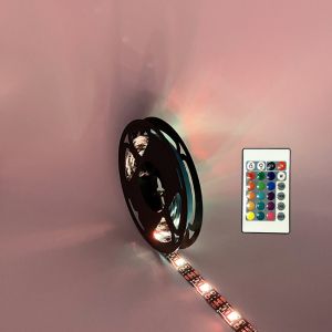 hot sale china12v 5m smd5050 waterproof ip65 rgb led strip lights with remote