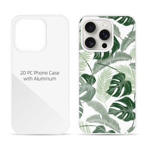 Printable Blank Plastic 2D Sublimation Phone Case With Aluminum Sheet For Iphone