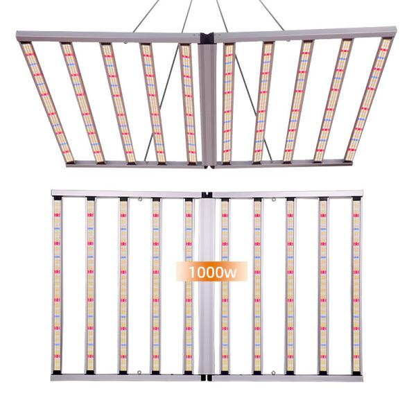 Full Spectrum 4x6ft 10 Bar 1000W Grow Light Samsung LM301h Evo LM281B Dimmable