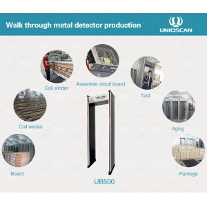 Infrared Sensitivity Security Metal Detectors , 6 Zone Metal Detector Security