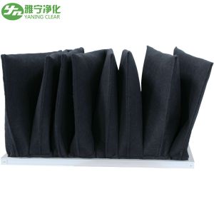 Pleated Panel Filter , Clean Room Air Filter Two In One Active Carbon Granule /