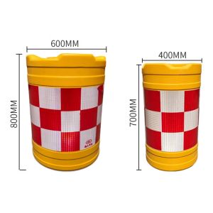 China Red And White Reflective Isolation Piers At Highway Intersections on sale