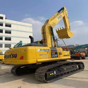 Komatsu PC220 Used Original 22 Ton Excavator Japan Hydraulic Crawler With