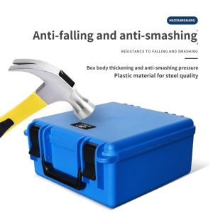 Tool Storage Case with Push Switch Mechanism Non-Slip Frosted Handle and