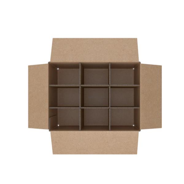 square kraft corrugated mailer packaging box
