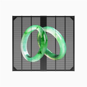 LED transparent screen full color LED grille screen shopping mall bar exhibition