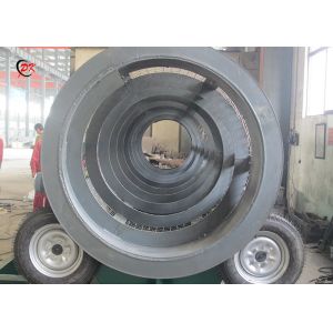 Compost Sorting Trommel Screen Machine / Fertilizer Rotating Trommel Screen