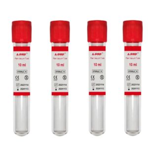 Plastic Tube 10ml 13ML Platelet Rich Fibrin PRF Tube With No Additive Recommende