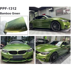 Bamboo Green Color Paint Protection Film Ceramic Coating Color Shift Wrap
