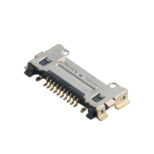 20633 Series 20Gbps/ Lane 20525-210E-02 Micro Coaxial Connector 0.4mm Pitch Plate End Seats