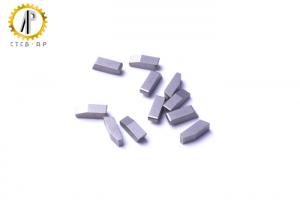 China Fine Grain Size Tungsten Carbide Saw Tips For Slitting Saw Cutters Long Life Span on sale