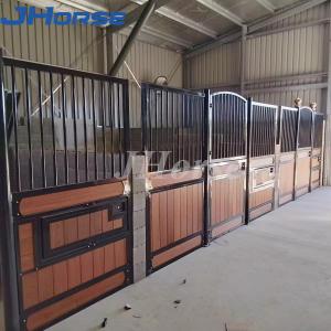 China Secure Easy Install Free Standing Horse Stall Panels Bamboo Wood Interlock Stable Boxes on sale