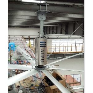 AWF66 22ft 6 Blade Ceiling Fan , Large Industrial HVLS Ceiling Mount Ceiling Fan