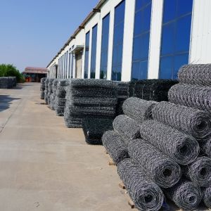 Galvanized Iron Wire Hexagonal Gabion Wall Cages Box with Punching Processing