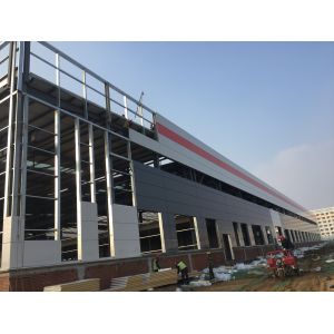 China Prefabricated Industrial Shed Steel Structure Warehouse DIP Galvanized Customized on sale