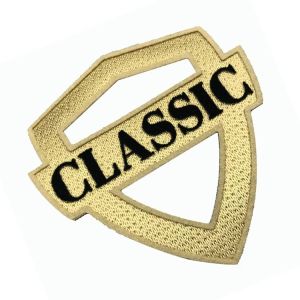 Triangle Shape 3.5cm Embroidery Iron On Baseball Patches For Uniforms