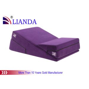 Wedge Pillow for Acid Reflux - Memory Foam Folding Pillow includes a Zippered