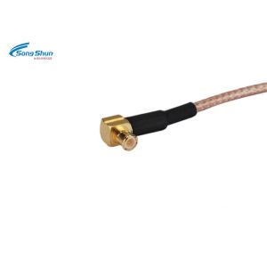 MCX Plug O - Ring Pigtail Cable Right Angle N Jack Bulkhead RG316 Copper