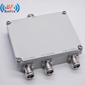 Cheap 40W Low Pim Quad-Band Combiner for 1710-1880 1920-2170 2300-2400 2500-2700MHz for sale