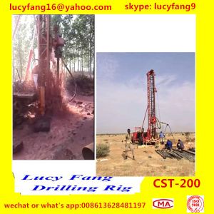China Popular Good Quality Crawler Mounted Mobile CST-200 Hydraulic Water Well