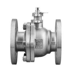 Stainless Steel 2PC Flange Type High Platform Ball Valve Q41F-150LB for Petrochemical