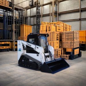 75hp Skid Steer Track Loader with EPA Approval and 3800 kg Machine Weight