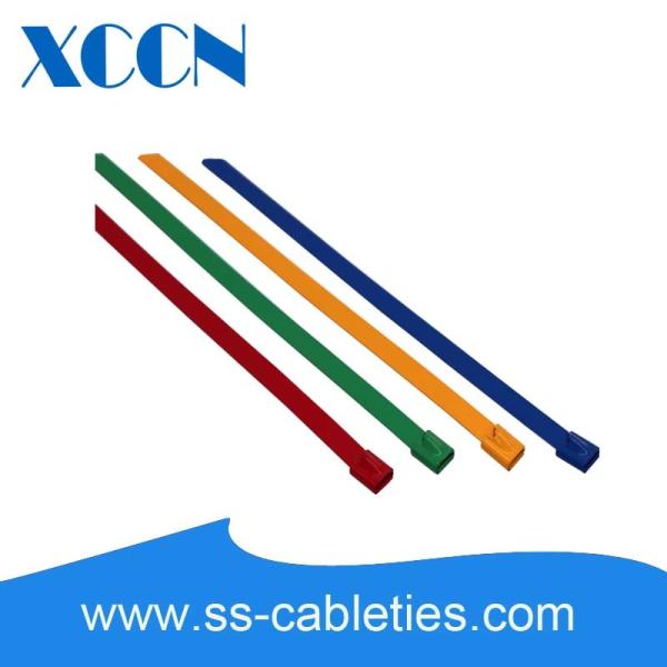 Quality Metal Detectable Electrical Cable Ties Wraps Additional Surface Protection wholesale
