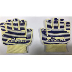 Kelvar Fiber Coating Heat Resistant BBQ Gloves Polyester Inner Materials