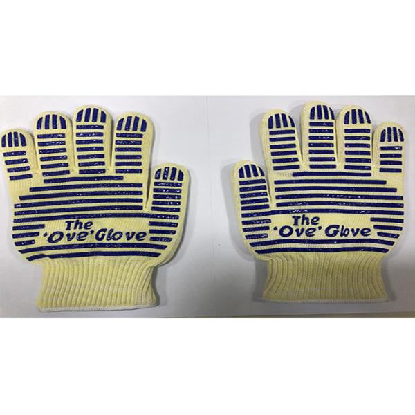 Quality Kelvar Fiber Coating Heat Resistant BBQ Gloves Polyester Inner Materials wholesale