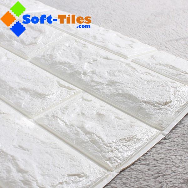 Quality 3D Brick Thicken Soft PE Foam Wall Sticker Panels Wallpaper Decor Stone Marble colour wholesale