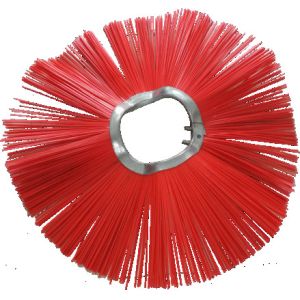 PP Wires Convoluted Wafer Brushes For Bobcat Skid Steer Loader Attachment