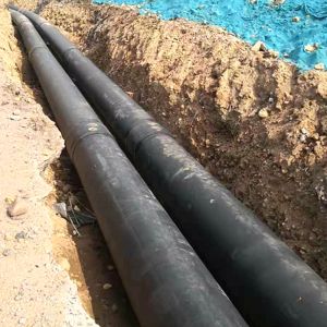 Cheap Vacuum Calibrating Pre-Insulated Pipe Extrusion Line with Outsiding Casing for sale