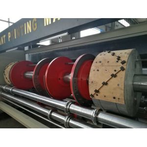 Three Color Corrugated Carton Flexo Printing Machine 2045 Jinbo Chain Feeding