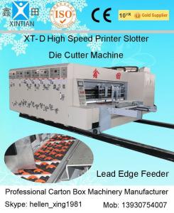 Industrial Flexo Printer Slotter Machine With Double Oil Pipe Balance System