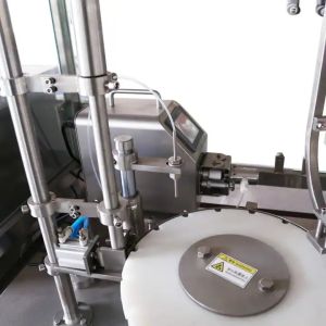 PLC Control Syringe Filling Equipment 180 Units/Min Adjustable 500kg