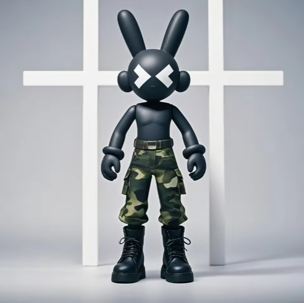 Custom PVC Action Figure with 3D AR Toy Feature and 3D Sculpted Designs for Ages