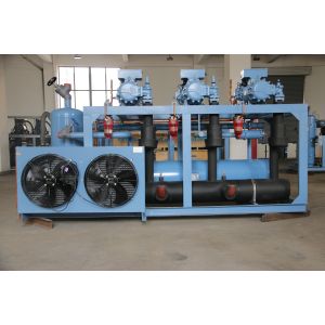 Blue Durable Industrial Refrigeration Unit Adopt R22 / R507 Refrigerant