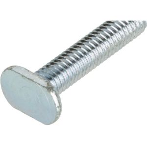 Stainless Steel Clamp T Slot Columnar Head Half Threaded Bolt SS316 A2 70 A2-80