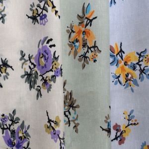 Solid Twill Tencel Weave Cotton Yarn Dyed Fabric Abrasion Resistant