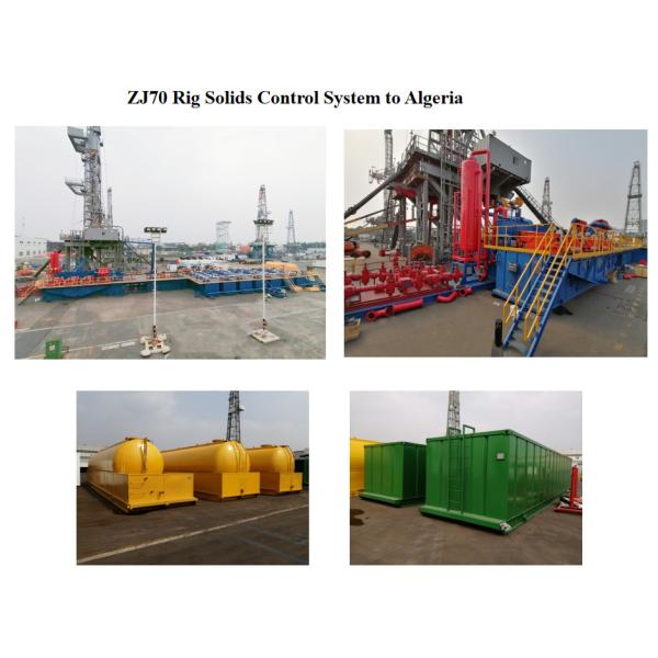 Quality ZJ70 Drilling Rig Mud Recycling Solids Control System For Overseas Site wholesale
