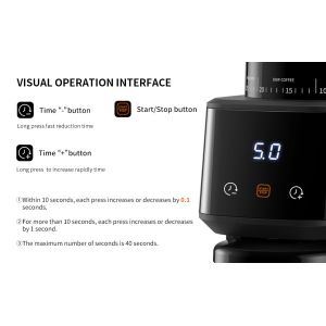 275g Espresso Electric Conical Burr Coffee Grinder Automatic Anti-Static