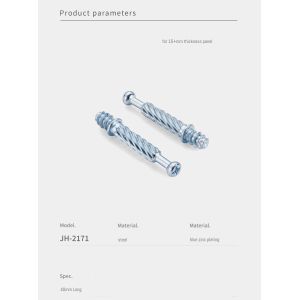 40mm Cabinet Hardware Cam Connector Screw Torque 12N Furniture Fitting For