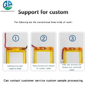 3.7v 300mah Lithium Polymer Battery Pack 303040 Lp303040