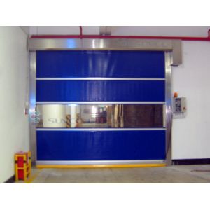 China High Safety High Velocity Industrial High Speed Door With Optional Lighting on sale