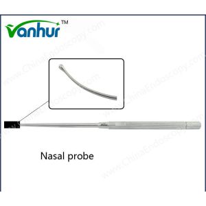 Cheap Curved Round Head Nasal Probe Reusable Sinuscopy Instruments for Nasal Surgery Tools for sale
