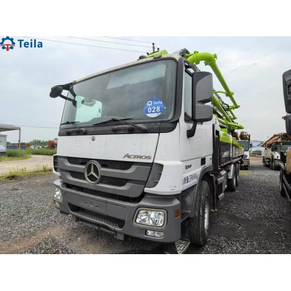 Quality 49m Second Hand Concrete Pump Truck Zoomlion 2015 ZLJ5330THBB With Benz Chasis wholesale